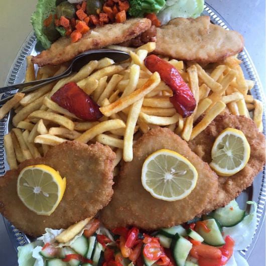 Schnitzel Platte
